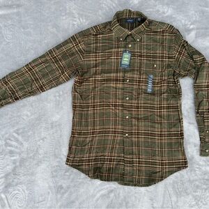 Arrow Green Plaid Button Down Shirt